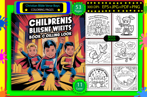 Download Christian Bible Verse Boys Coloring Page - Coloring Collection