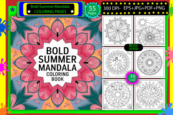 Download Bold Summer Mandala Coloring Pages - Coloring Collection