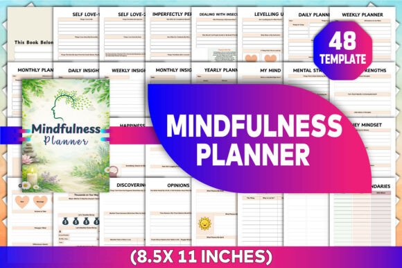 Download Mindfulness Planner Kdp Canva Interiors - K Collection