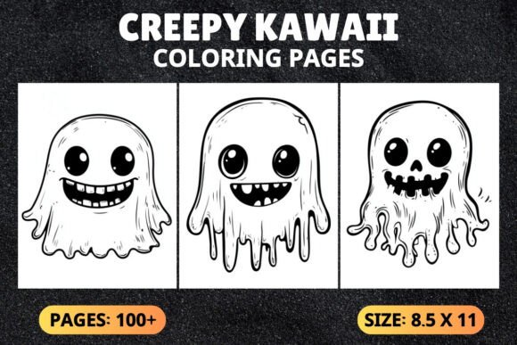 Download Creepy Kawaii Coloring Pages - K Collection