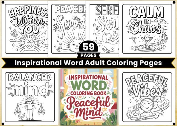 Download Inspirational Word Adult Coloring Pages - Coloring Collection