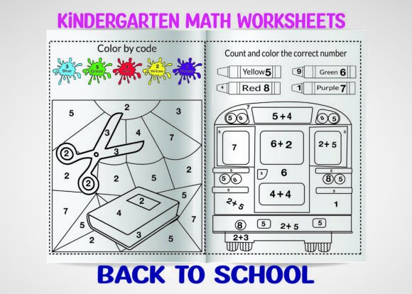 Download 1st Grade Math Worksheets for Kids(KDP) - K Collection