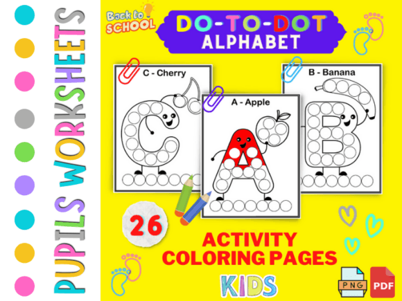 Download ABC Dot Marker Alphabet Coloring Pages - K Collection