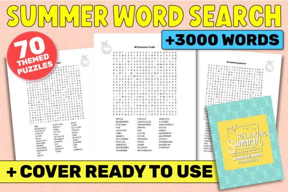 Download Summer Word Search KDP Interior - K Collection