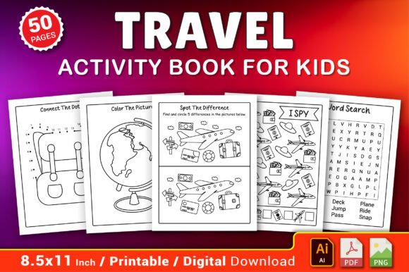 Download Travel Activity Book for Kids - K Collection