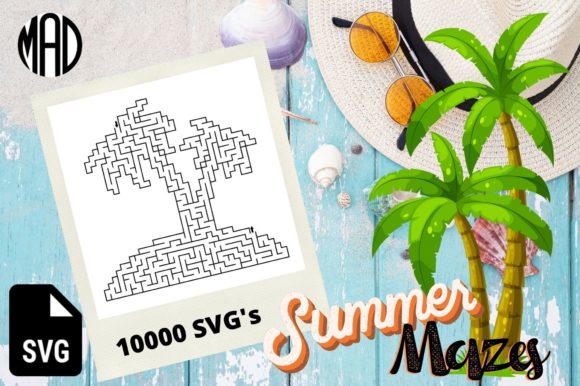 Download PALM TREE SHAPED MAZES - KDP SUMMER - K Collection