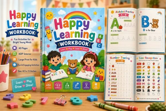 Download Happy Learning Workbook for Kids - K Collection