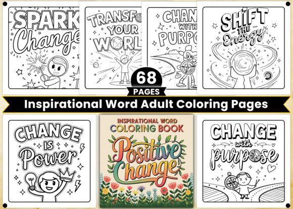 Download Inspirational Word Adult Coloring Pages - Coloring Collection