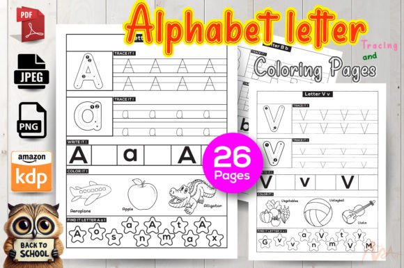 Download Alphabet Letter Tracing &amp; Coloring Pages - Coloring Collection