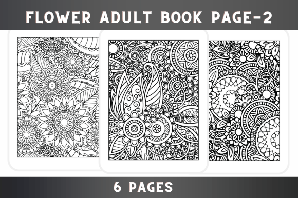 Download Flower Adult Book Page -2 - K Collection