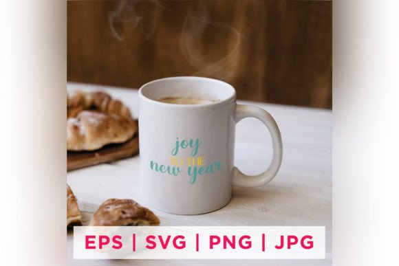 Download Joy to the New Year Quote Sticker Design - K Collection