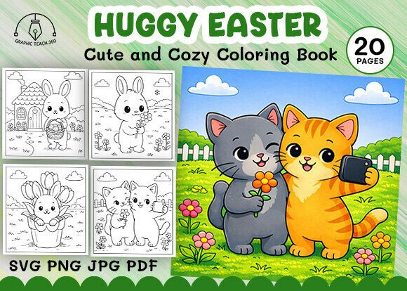 Download Huggy Easter Coloring Book - K Collection