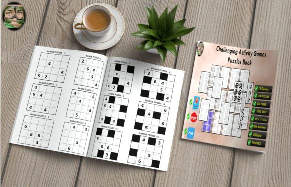 Download Challenging Activity Games Puzzles Book - K Collection
