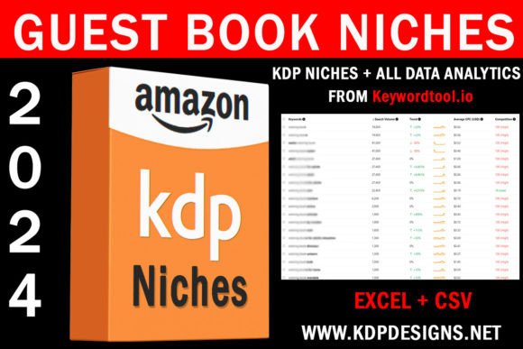 Download Amazon KDP Guest Book Niches 2024 - K Collection