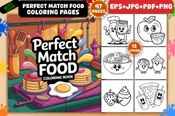 Download Perfect Match Food Coloring Pages - Coloring Collection