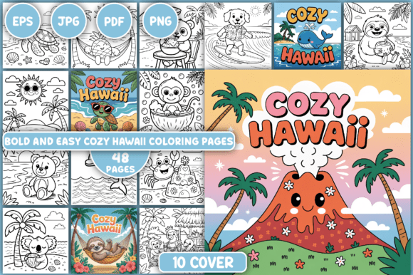 Download Cozy Hawaii Coloring Pages - Coloring Collection