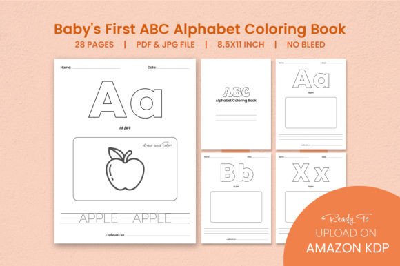 Download Baby's First ABC Alphabet Coloring Book - K Collection