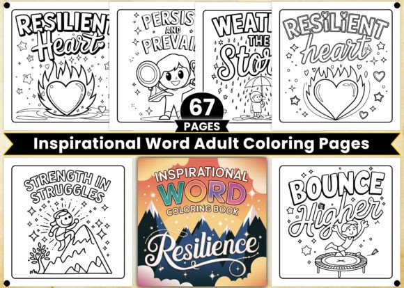 Download Resilience Word Adult Coloring Pages - Coloring Collection