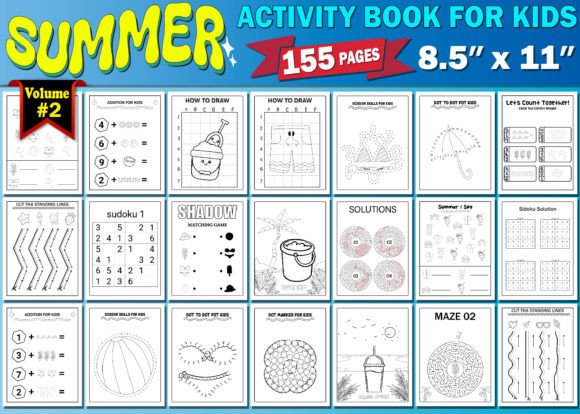 Download Summer Activity Book for Kids Vol - 2 - K Collection