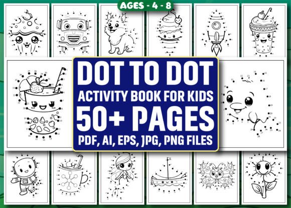 Download 50 Dot to Dot Activity Book for Kids&nbsp; - K Collection