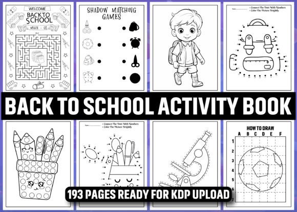 Download Back to School Activity Book for Kids - K Collection
