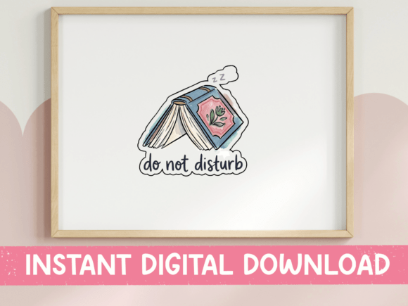 Download Do Not Disturb Sleeping Book Design - K Collection
