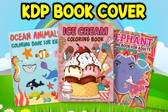 Download Best Selling KDP Coloring Book Cover - K Collection