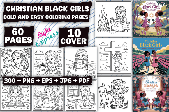 Download Bold Christian Black Girl Coloring Pages - K Collection