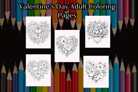 Download Valentine’s Day Adult Coloring Pages - Coloring Collection