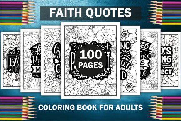 Download Faith Quotes Coloring Book Bundle - Kdp - K Collection