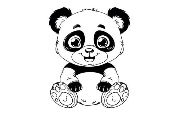 Download Panda Coloring Page for Kids - K Collection