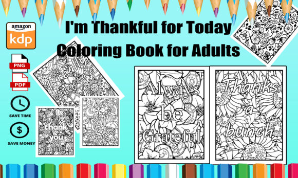 Download Gratitude Quotes Coloring Book - K Collection