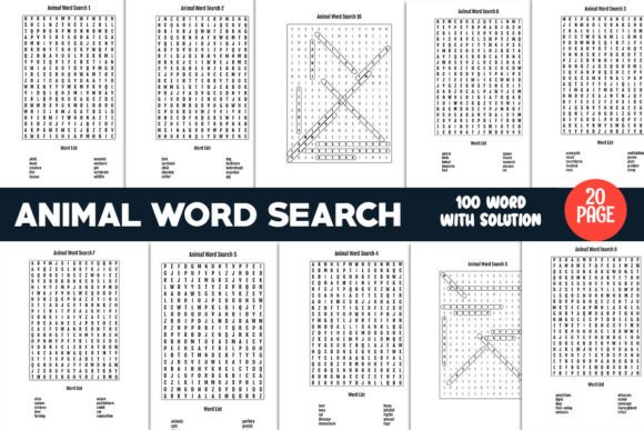 Download Animal Word Search for Kids - K Collection