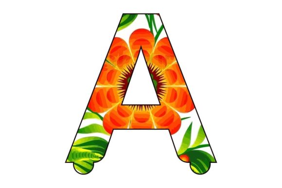 Download Floral Alphabet, a Letter Coloring Book - K Collection