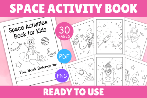 Download Space Activity Book for Kids - K Collection