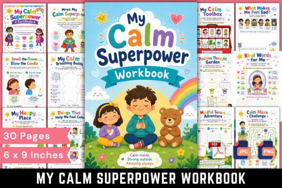 Download My Calm Superpower Workbook for Kids - K Collection