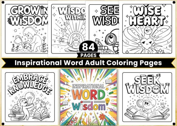 Download Inspirational Word Adult Coloring Pages - Coloring Collection