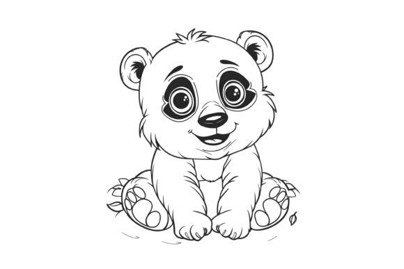 Download Panda Coloring Page for Kids - K Collection