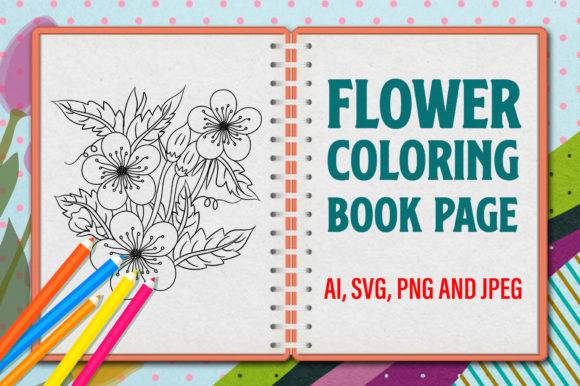 Download Flower Coloring Page. Coloring Book - K Collection