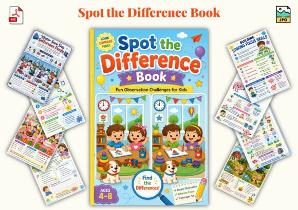 Download Spot the Difference Book - K Collection